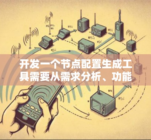 开发一个节点配置生成工具需要从需求分析、功能设计到技术实现，逐步进行。以下是一个详细的步骤指南