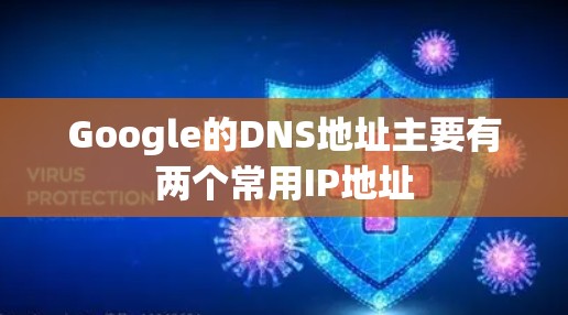 Google的DNS地址主要有两个常用IP地址