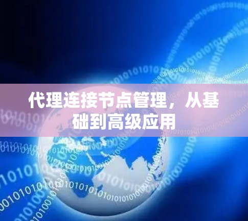 代理连接节点管理，从基础到高级应用