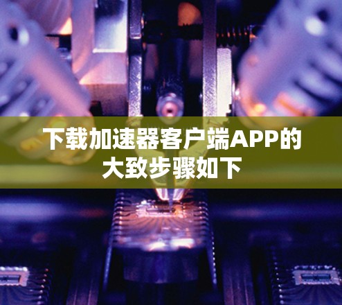 下载加速器客户端APP的大致步骤如下
