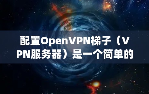 配置OpenVPN梯子（VPN服务器）是一个简单的步骤，适合新手完成。以下是详细的配置步骤
