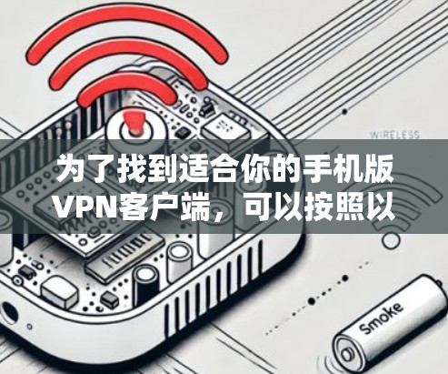 为了找到适合你的手机版VPN客户端，可以按照以下步骤操作