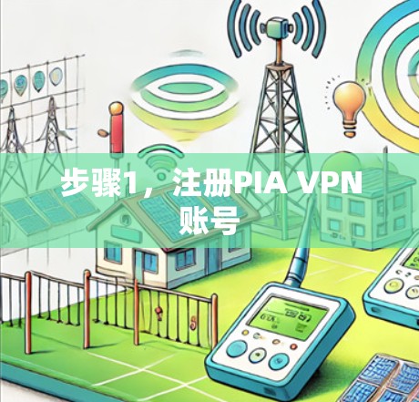 步骤1，注册PIA VPN账号